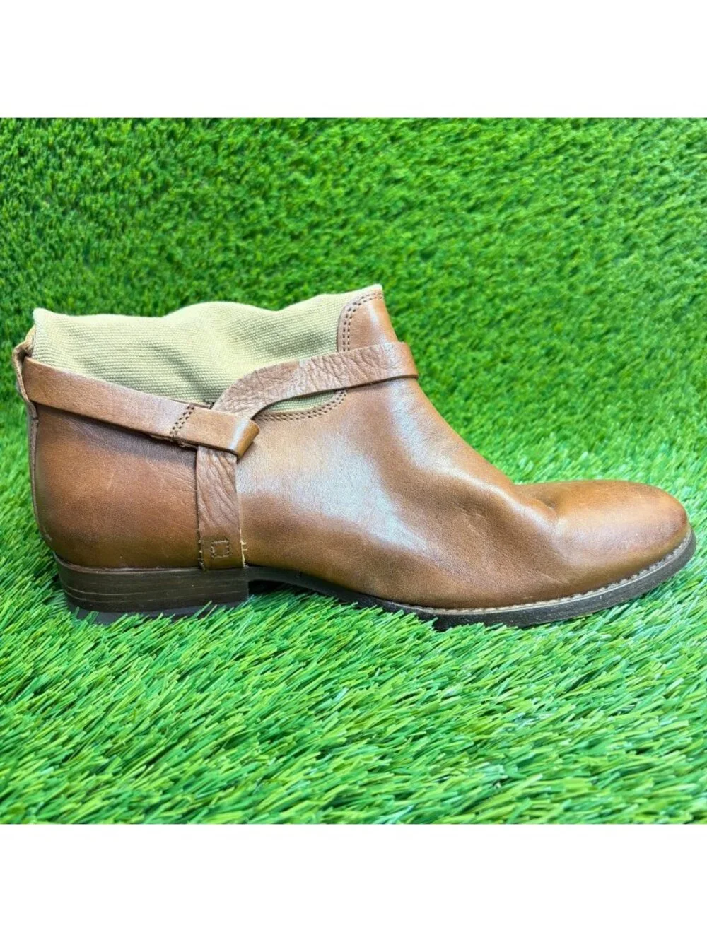 Frye Melissa Short Shaft Womens Size 8.5 Brown Outdoor Leather Biker Boots